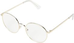 Bothering Sights (Gold/Clear) Reading Glasses Sunglasses