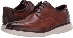 Garett Wing Tip (Cognac) Men's Shoes