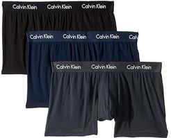 Body Modal 3-Pack Trunks (Black/Mink/Blue Shadow) Men's Underwear