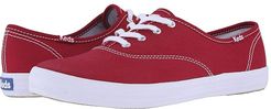 Champion-Canvas CVO (Ribbon Red) Women's Lace up casual Shoes