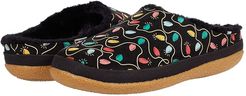 Ivy (Black/Holiday Lights/Gold) Women's Slippers