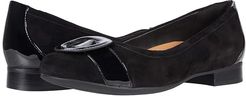 Un Blush Cove (Black Suede Combination) Women's Shoes