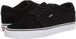 Chukka Low ((Suede) Black/True White) Skate Shoes