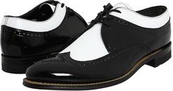 Dayton - Wingtip (Black w/ White) Men's Shoes