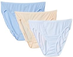 Supersoft Breathe French Cut Pack (Geo Line/Barely Peach/Watercolor Blue) Women's Underwear