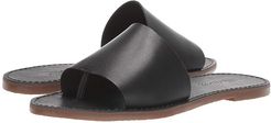 Boardwalk Post Slide Sandal (True Black) Women's Shoes
