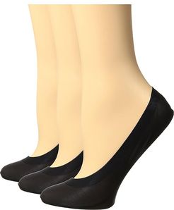 Perfect Edge Liner 3-Pack (Black) Women's Crew Cut Socks Shoes