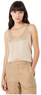 Satin Tank Top (Sand Dollar) Women's Sleeveless