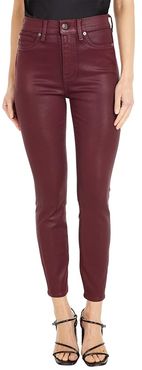 High-Waist Ankle Skinny in Merlot Coated (Merlot Coated) Women's Jeans