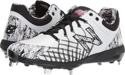 4040v5 Metal (Pedroia White/Camo) Men's Cleated Shoes