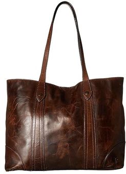 Melissa Shopper (Dark Brown Antique Pull Up) Hobo Handbags