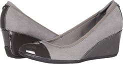 Sport Taite Wedge Heel (Grey) Women's Shoes