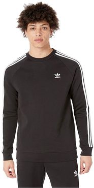 3-Stripes Crew (Black) Men's Short Sleeve Pullover