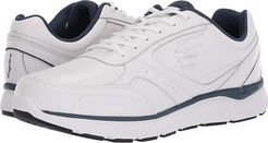 WaveWalker (White/Navy) Men's Walking Shoes