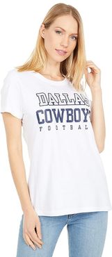 Dallas Cowboys Nike Cotton Practice Tee (White) Women's Clothing