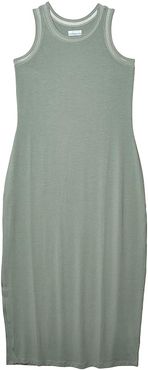 Slack Water Knit Maxi Dress (Light Lichen) Women's Dress