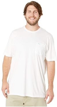 Big Tall New Bali Skyline T-Shirt (White) Men's T Shirt