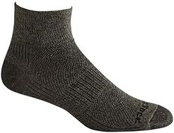 Coolmesh II Quarter (Khaki Twist/Black) Quarter Length Socks Shoes