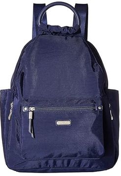 New Classic Heritage All Day Backpack with RFID Phone Wristlet (Navy) Backpack Bags