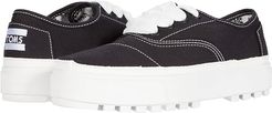 Cordones Lug Sneaker (Black Canvas) Women's Shoes