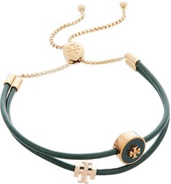 Kira Enamel Slider Bracelet (Tory Gold/Pine Tree) Bracelet