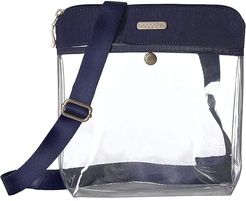 Legacy Stadium Bags Clear Pocket Crossbody (Dark Blue) Cross Body Handbags