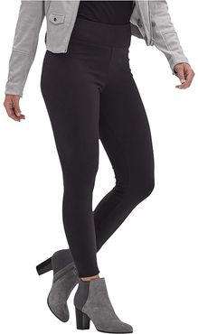 Plus Size Warm Cozy Winter Cotton Leggings (Black) Women's Casual Pants