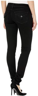 Collin Mid-Rise Skinny in Black (Black) Women's Jeans