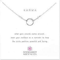 Karma Necklace 16 inch (Sterling Silver) Necklace