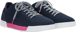 Swims Psycho Bunny Breeze Tennis Knit (Navy/Pink) Men's Shoes