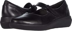 Kayleigh Mill (Black Leather) Women's Shoes