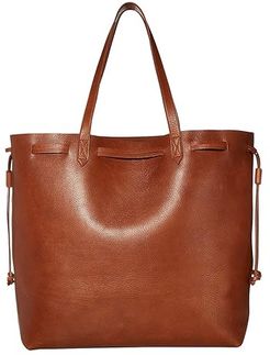 The Drawstring Transport Tote (English Saddle) Handbags