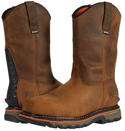 True Grit Pull-On Composite Safety Toe Waterproof (Brown Earth Bandit) Men's Boots