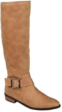 Winona Boot - Extra Wide Calf (Tan) Women's Shoes