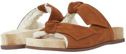 Clarita Slide Fur (Syrup/Camel/Natural) Women's Shoes