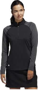 Solid UPF Polo Shirt (Black) Women's Clothing