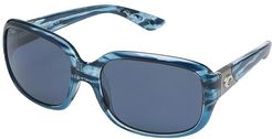 Gannet (Shiny Marine Fade Frame/Gray Lens 580P) Sport Sunglasses