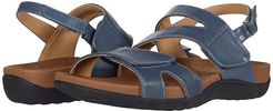 Ridge Asymmetrical Strap (Blue) Women's Sandals