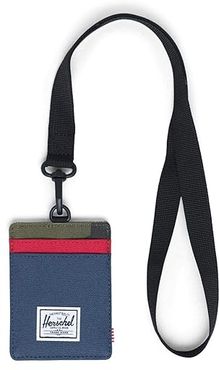 Charlie Wallet Lanyard RFID (Navy/Red/Woodland Camo Lanyard/Navy) Wallet Handbags