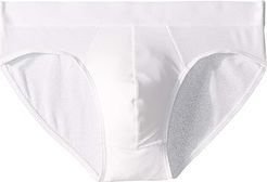 Mesh Briefs (White) Men's Underwear
