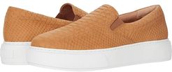 Delia (Tan Embossed Leather) Women's Shoes