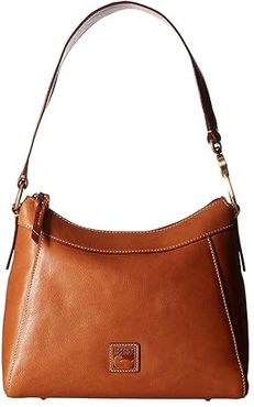 Florentine Classic Large Cassidy Hobo (Natural/Self Trim) Hobo Handbags