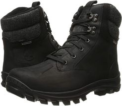 Chillberg Waterproof Mid Boot (Black Full-Grain) Men's Lace-up Boots