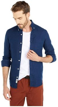 Slim Baird Mcnutt Irish Linen Shirt (Ink) Men's Clothing