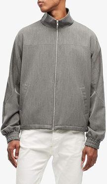 Tailored Warm-Up Jacket (Charcoal Grey) Men's Clothing