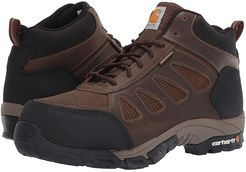 Lightweight Waterproof Hiker Carbon Nano Comp Toe (Brown Leather) Men's Work Boots
