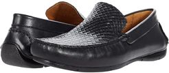 Woven Vamp Driver (Black) Men's Shoes