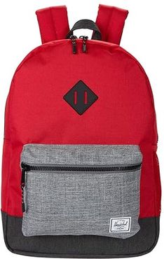 Heritage XL Backpack (Little Kids/Big Kids) (Red/Raven Crosshatch/Black Crosshatch) Backpack Bags