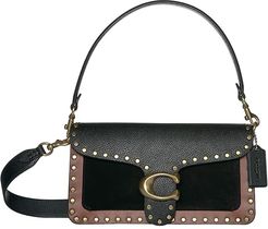 Tabby Shoulder Bag 26 (Black Multi/Brass) Handbags