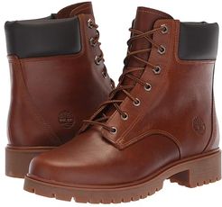 Jayne 6 Waterproof Boot (Medium Brown Full Grain) Women's Lace-up Boots